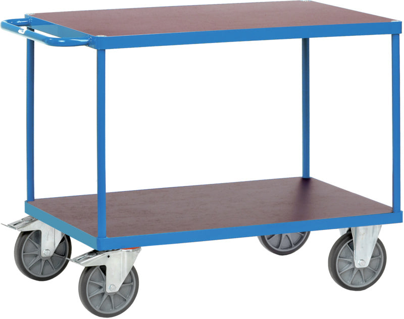 stolový vozík se 2 ložnými plochami s překližky s vodovzdorným potahem
