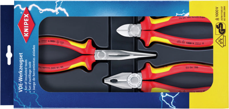 Sada kleští VDE, 3 ks