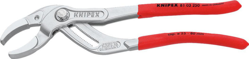 Kleště na trubky s vroubkovanými čelistmi