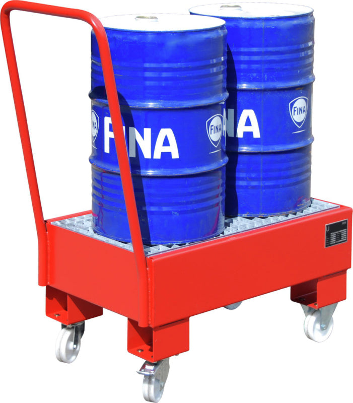 Mobilní sběrná nádoba na šedesátilitrové sudy