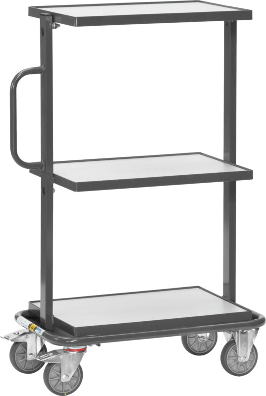 Patrový vozík ESD se 3 ložnými plochami, nosnost 200 kg