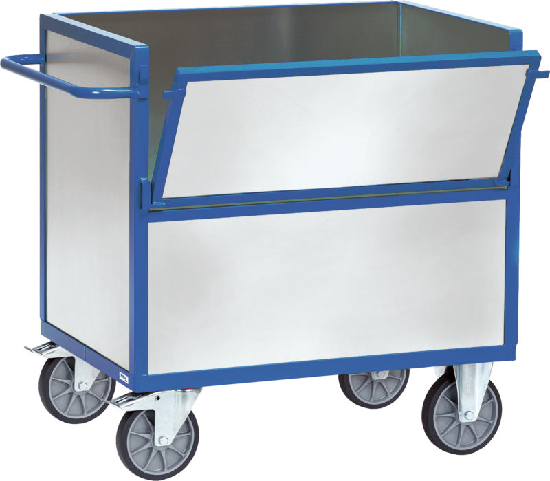 Vozík na krabice z pozinkovaného ocelového plechu