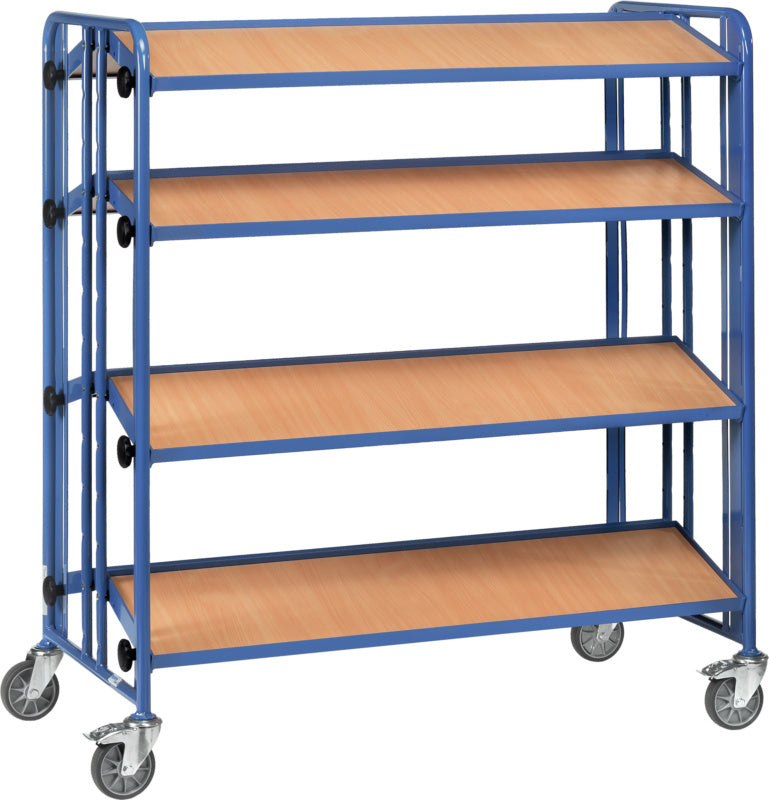 Patrový vozík se čtyřmi dvoudílnými ložnými plochami, nosnost 300 kg