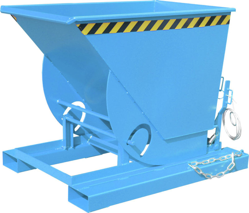 Vyklápěcí kontejner s odvalovacím mechanizmem – výhodná poloha těžiště