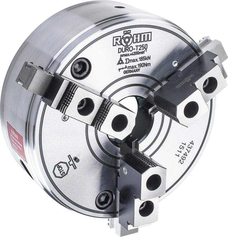 3čelisťové sklíčidlo DURO-T s kuželovou tyčí DIN 6350-1