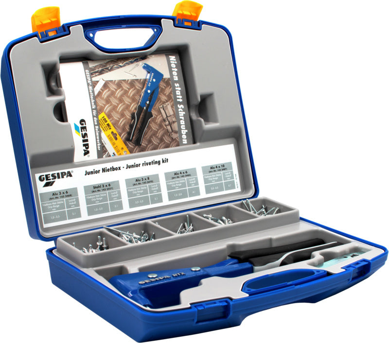 Sortiment nýtů s ručními nýtovacími kleštěmi NTX