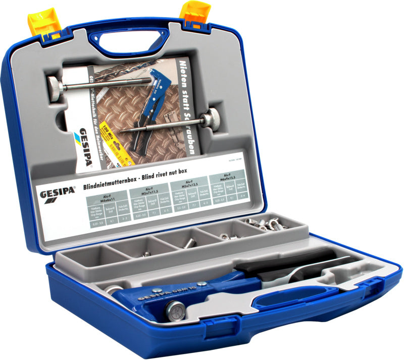 Krabička se slepými nýtovacími maticemi