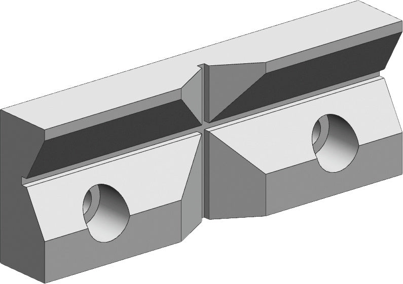 Prizmatická čelist horizontální a vertikální