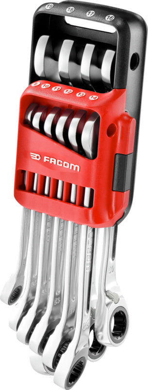 Sady Ultra-grip ráčnových vidlicových očkoplochých klíčů, 10 a 12 ks