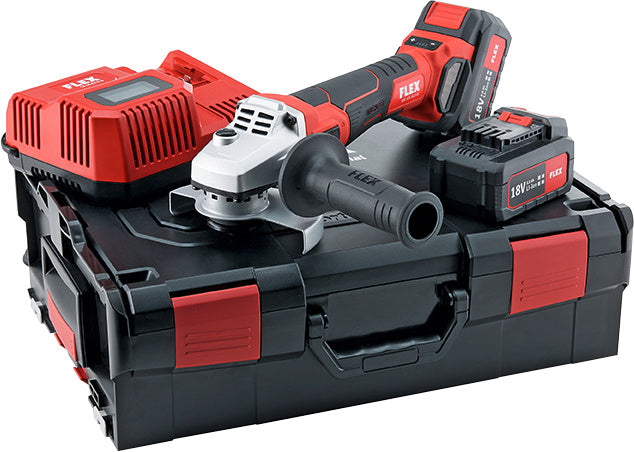 Akumulátorová úhlová bruska LBE 125 18.0-EC/5.0 SET