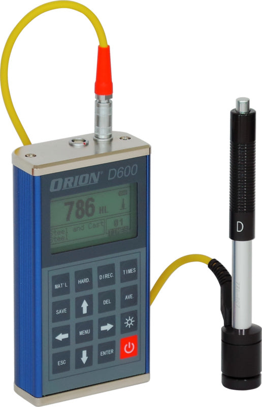 Přenosný tvrdoměr pro zpětný ráz D600