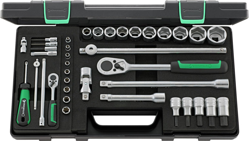 Nástrčný klíč, sada 38 ks