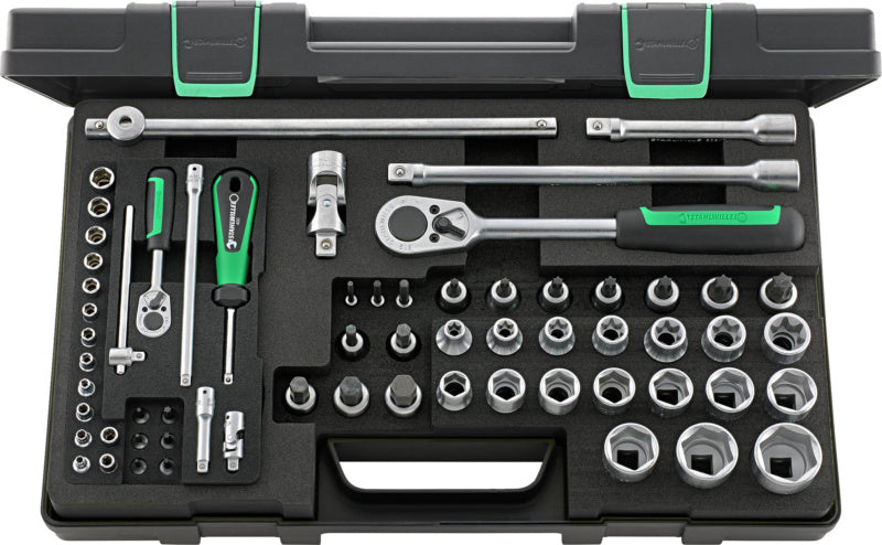 Nástrčný klíč, sada 63 ks