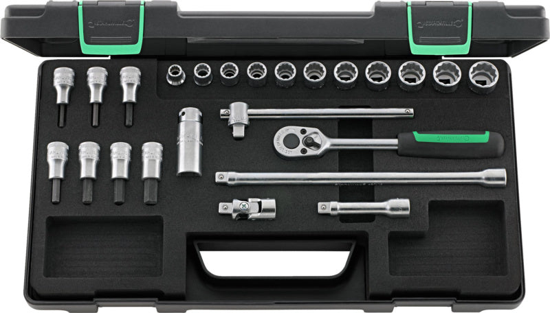 Nástrčný klíč, sada 24 ks