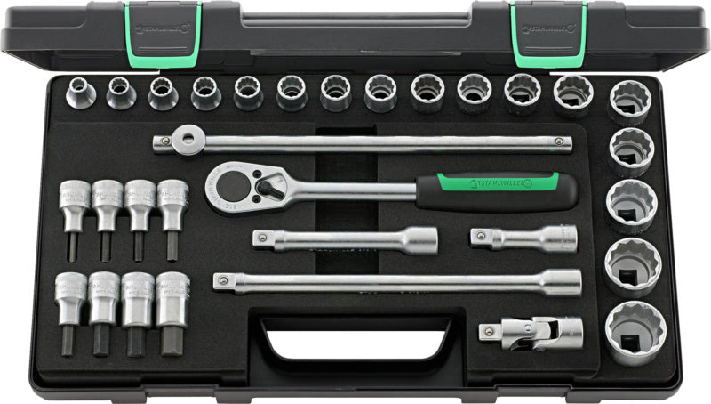 Nástrčný klíč, sada 31 ks