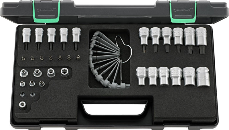 Nástrčný klíč, sada 35 ks