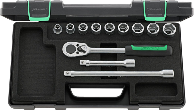 Nástrčný klíč, sada 15 ks