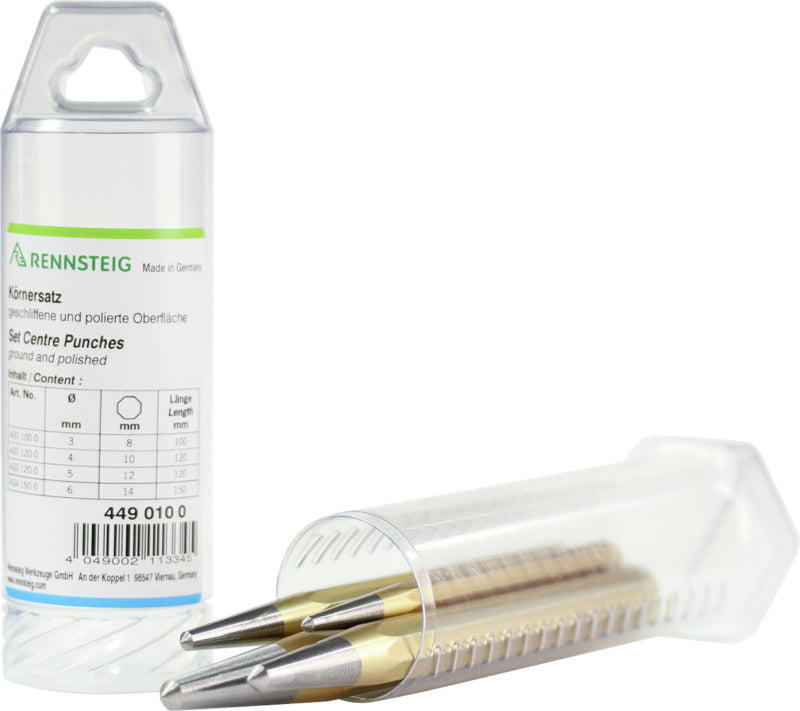 Sada středicích důlčíků, 4 ks