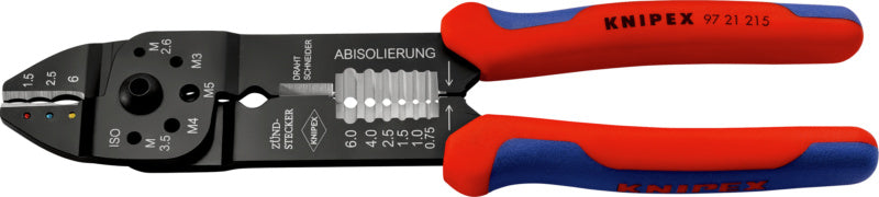 Krimpovací nástroj 0,75–6 mm² na izolovaná kabelová očka a kabelové konektory