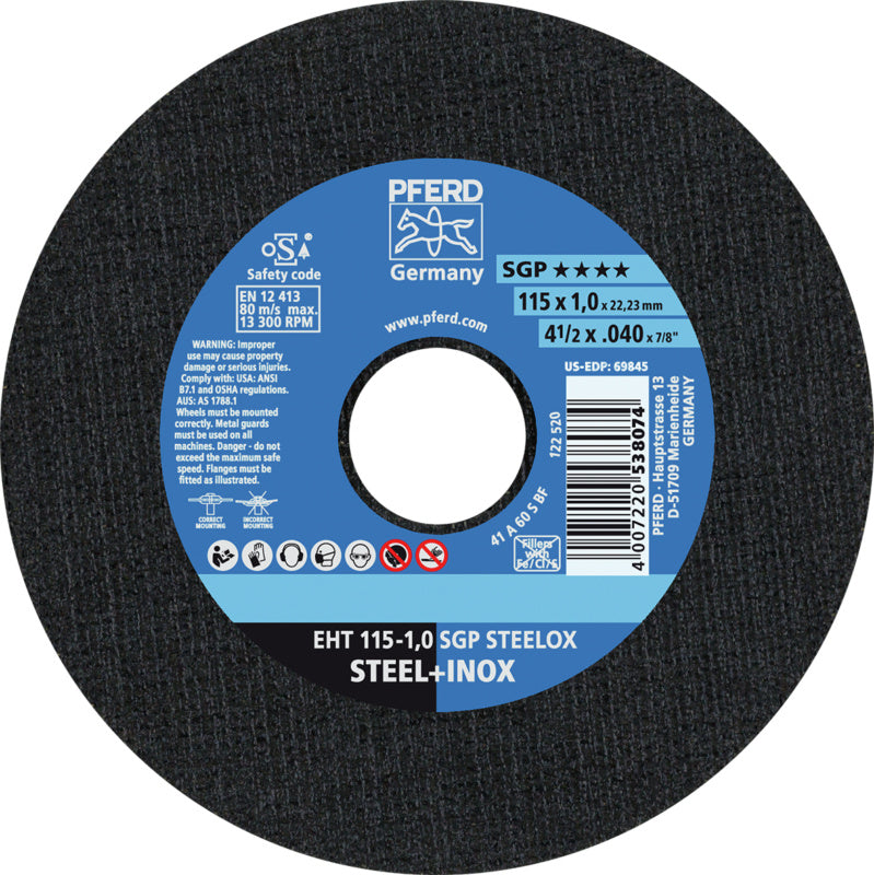 Řezné kotouče SGP STEELOX pro ocel a nerezovou ocel