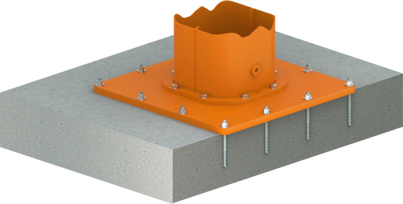 Kotevní sada pro sloupový otočný jeřáb KBK