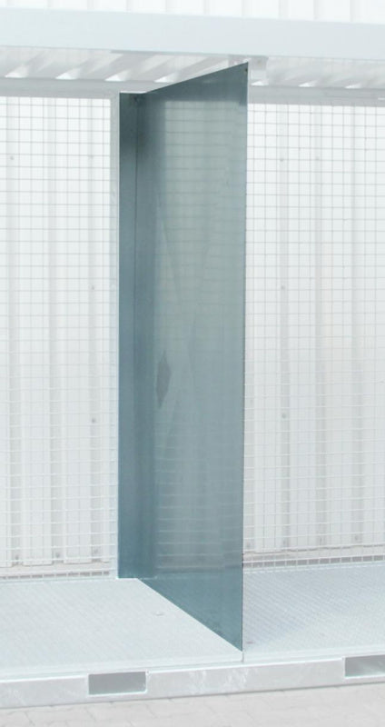 Přepážka pro kontejnery na skleněné láhve