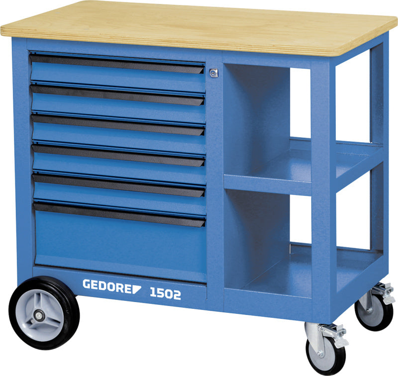 Dílenský stůl na kolečkách, model 1502