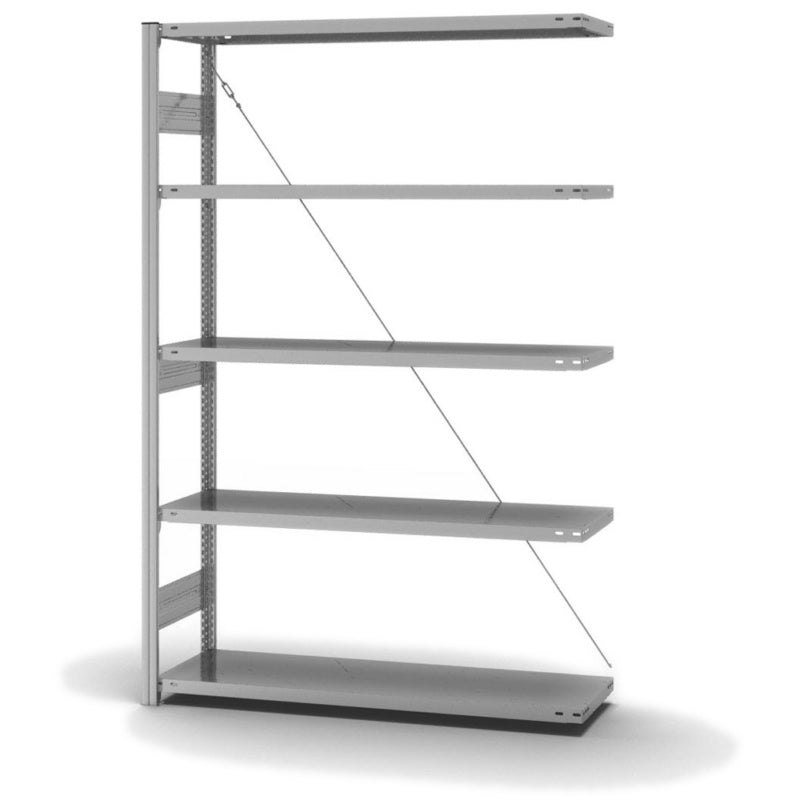 Policový regál, jednostranný