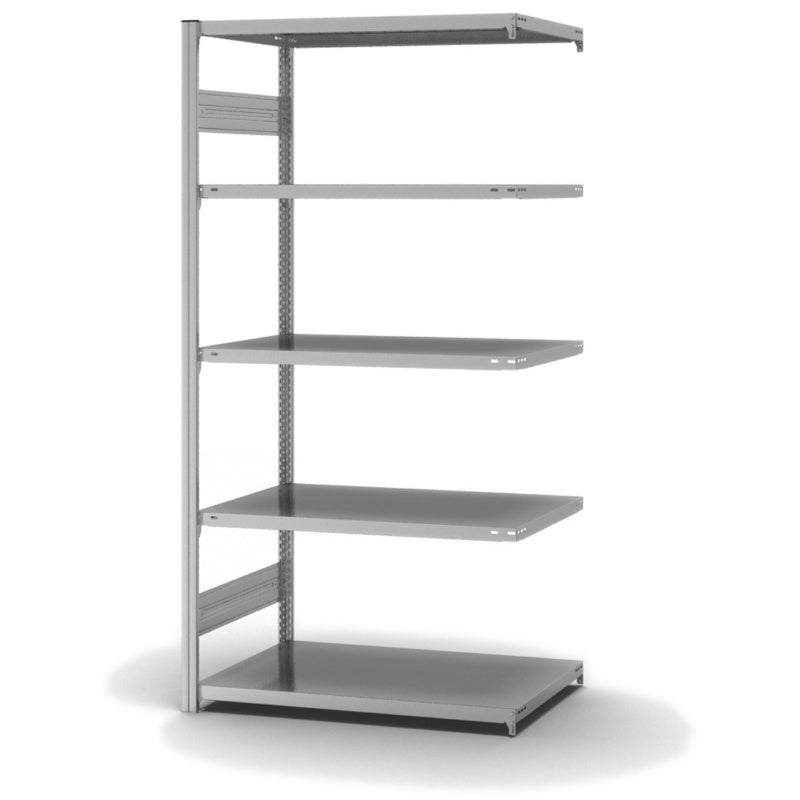 Oboustranný policový regál