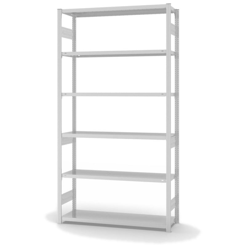 Oboustranný policový regál