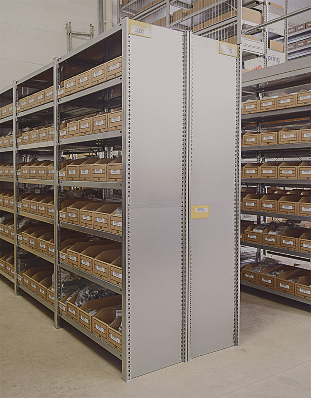 Boční stěny z plného plechu