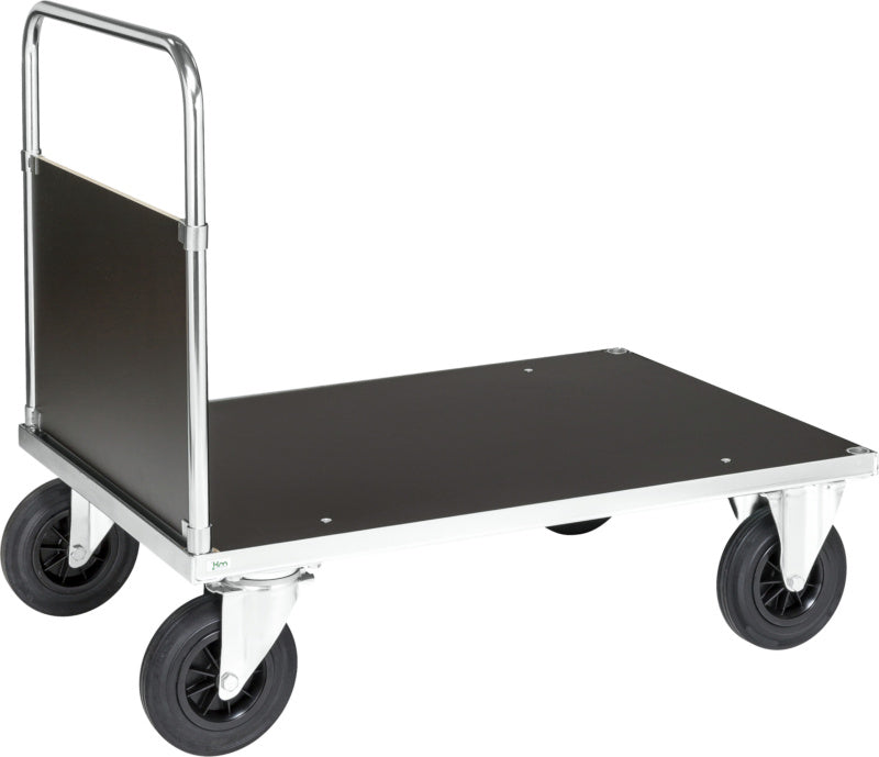 Plošinový vozík řady 500 s čelní stěnou, pozinkovaný