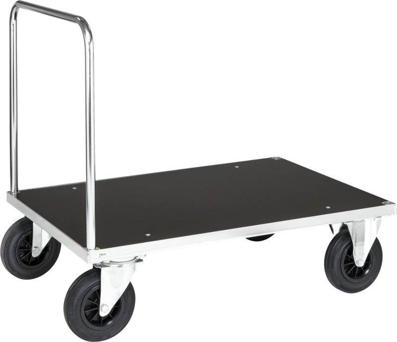 Plošinový vozík řady 500 s madlem, pozinkovaný