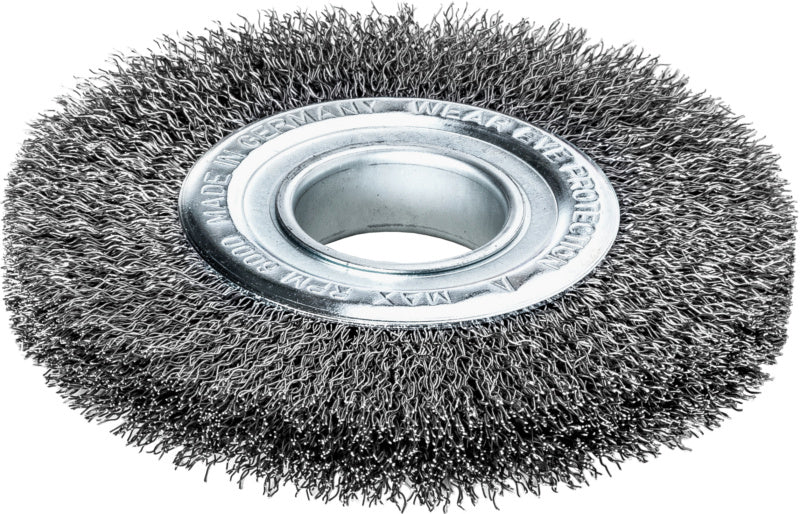 Kruhový kartáč ze zvlněného drátu