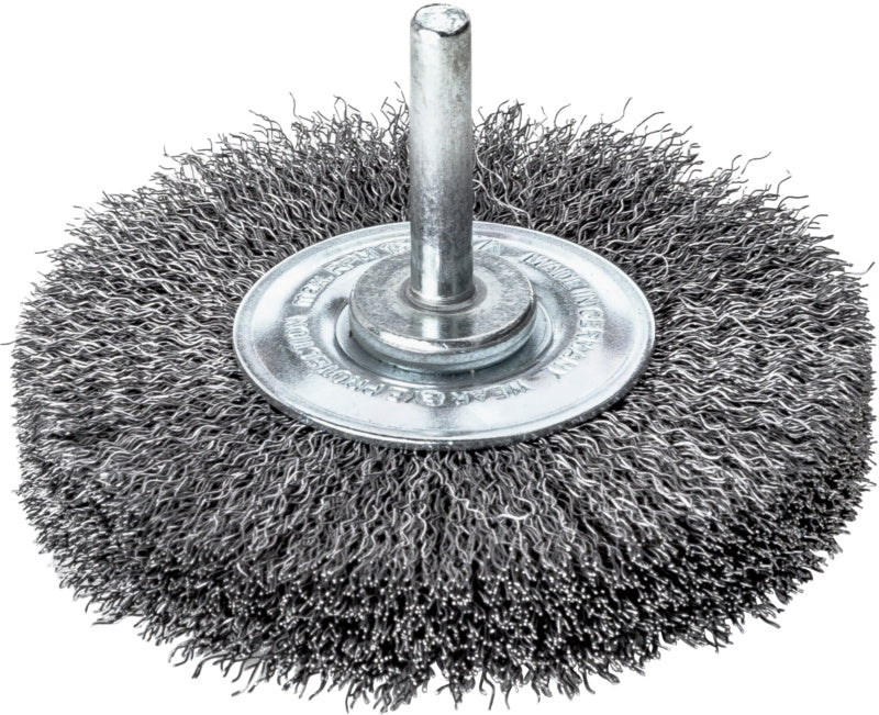 Kruhové kartáče ze zvlněného drátu se stopkou