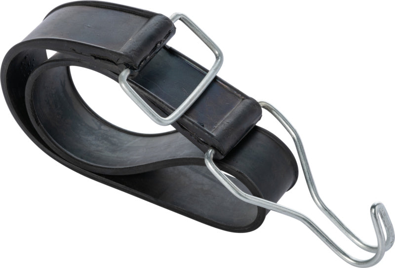 pryžový vázací popruh, 1 drátěný hák, 1 drátěné oko