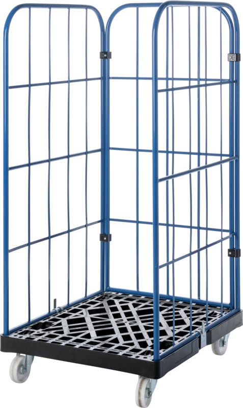 3stranný kontejner na kolečkách, nosnost 500 kg