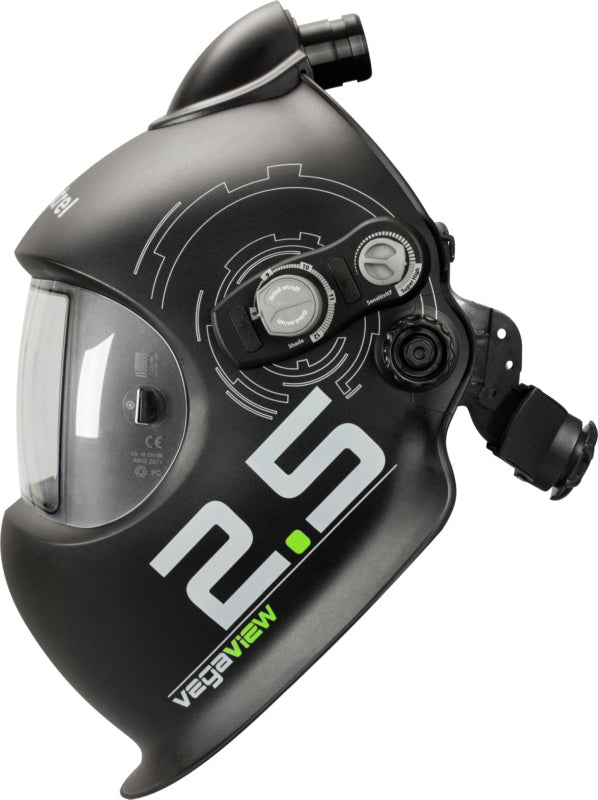 Automatická svářečská přilba s přívodem čerstvého vzduchu