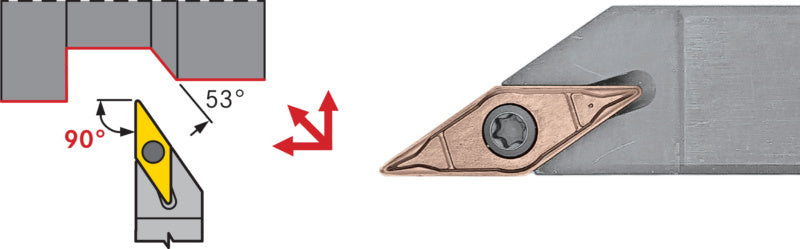 Držák s upínáním SVAC pro soustruhy, pozitivní