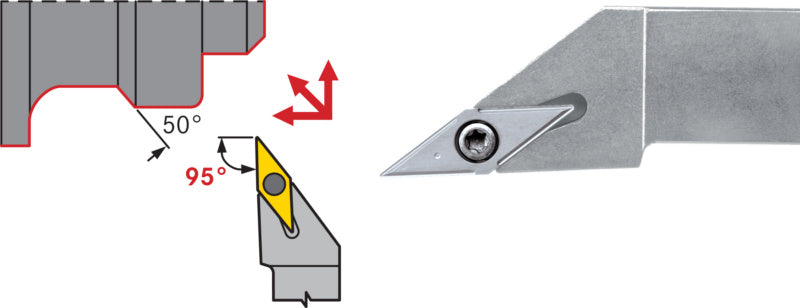 Držák s upínáním SVJB, pozitivní, pravý