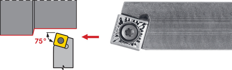 Držák s upínáním SSBC, pozitivní, pravý