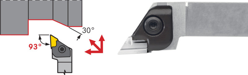 Držák s upínáním CKJN, negativní, levý