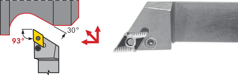 PDJN držák s upínáním, negativní, levý