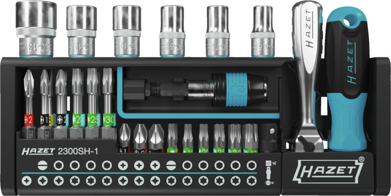 Sada nástrčných klíčů a bitů, 39 kusů, 1/4"