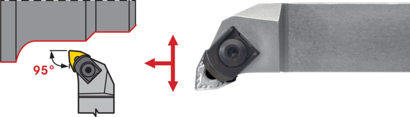 Držák s upínáním MWLN, negativní, pravý