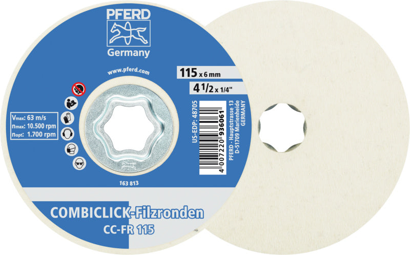 Plstěné kotouče COMBICLICK FR