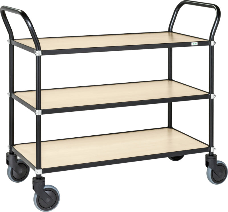 Servírovací vozík konstrukce KM8113 se třemi ložnými plochami