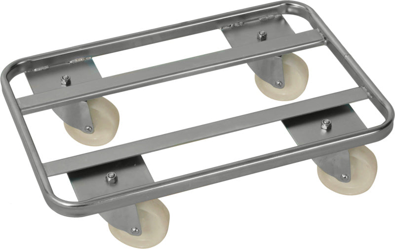 Přepravní vozík vyrobený z ocelových trubek, pozinkovaných
