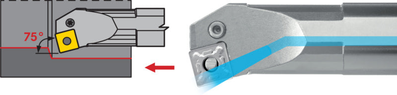 Ocelová vrtací tyč PSKN, negativní, levá