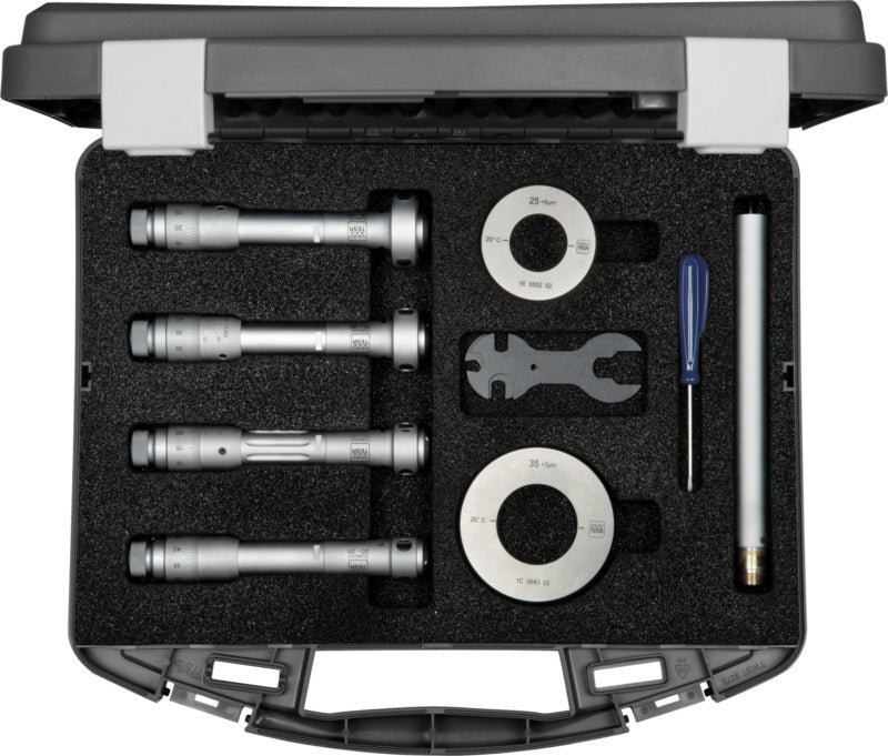 Sada tříbodových vnitřních mikrometrů